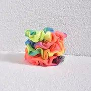 Scrunchie gemixte neonkleur