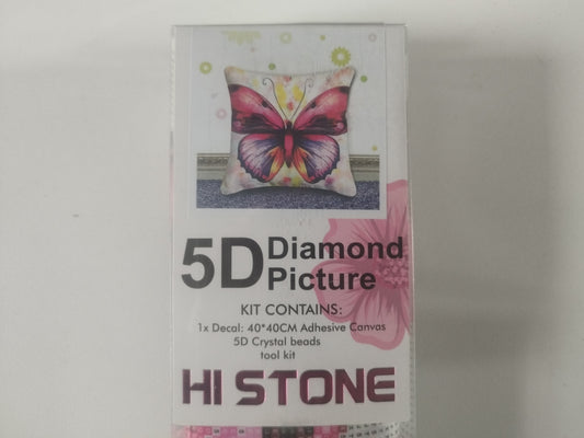 Diamond Painting Sierkussen 40x40 Vlinder