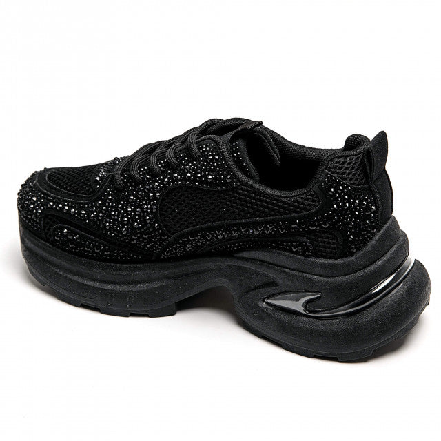 Bling-Sneaker Zwart