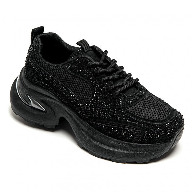 Bling-Sneaker Zwart