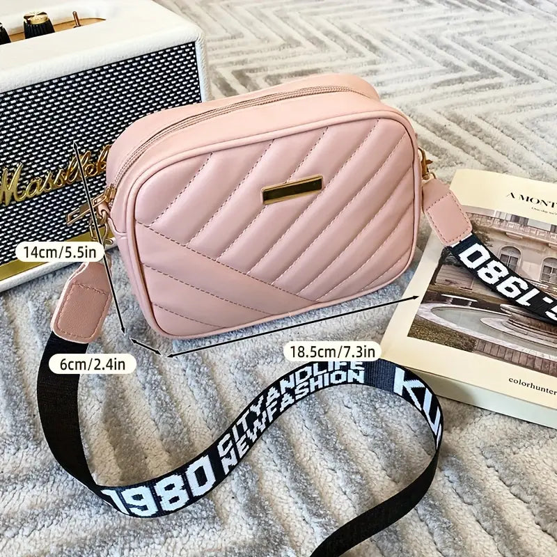 Schoudertasje met mooie strap