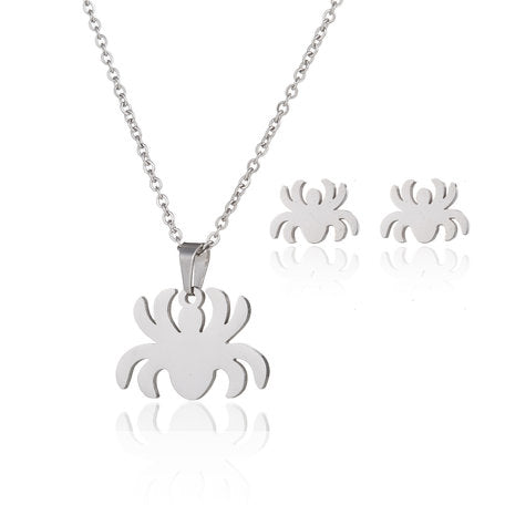 Ketting en oorbellen set Spin