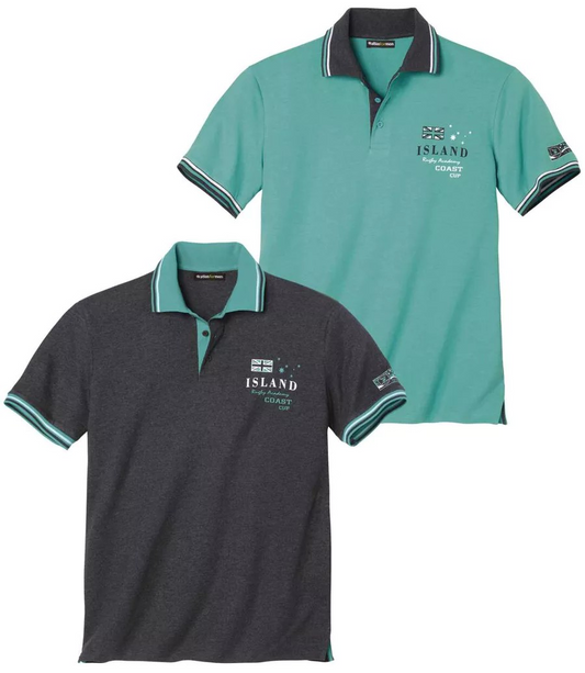 Poloshirt Master Donkergrijs