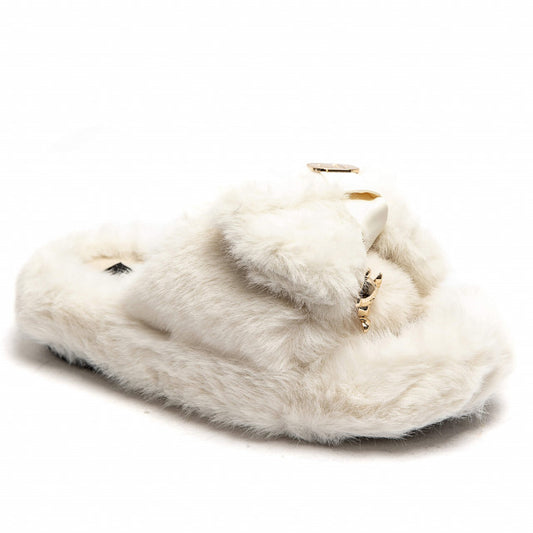 Slipper Fluffy beige