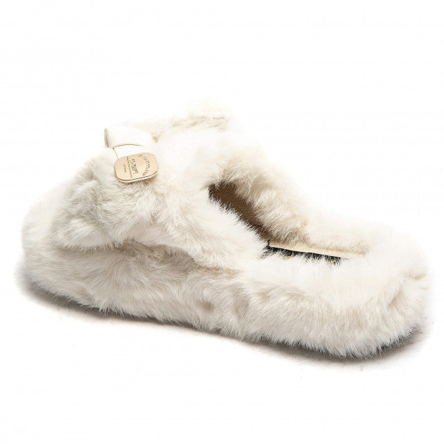 Slipper Fluffy beige