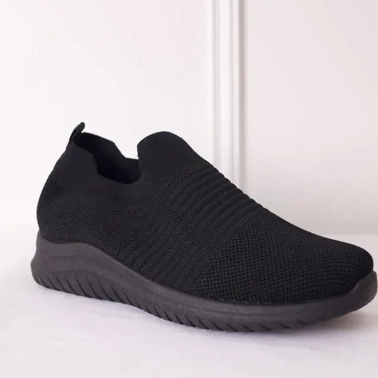 Stretch sneaker Zwart