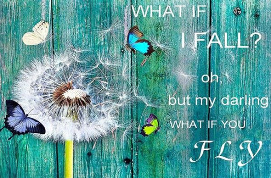 Diamond Painting Set Quote 50x40cm