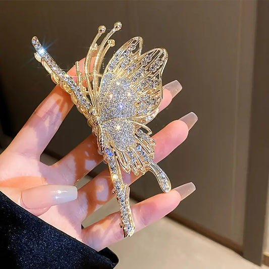 Haarklem Vinder met strass steentjes