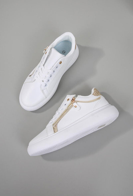 Sportieve sneaker Wit