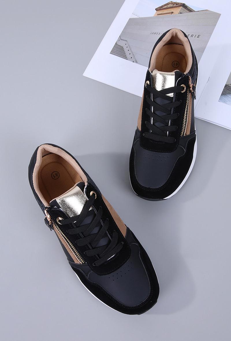 Trendy sneaker Zwart