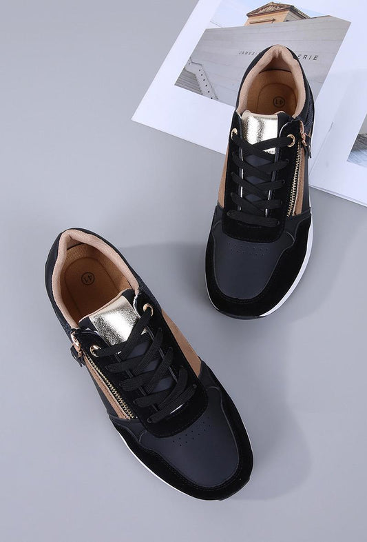 Trendy sneaker Zwart