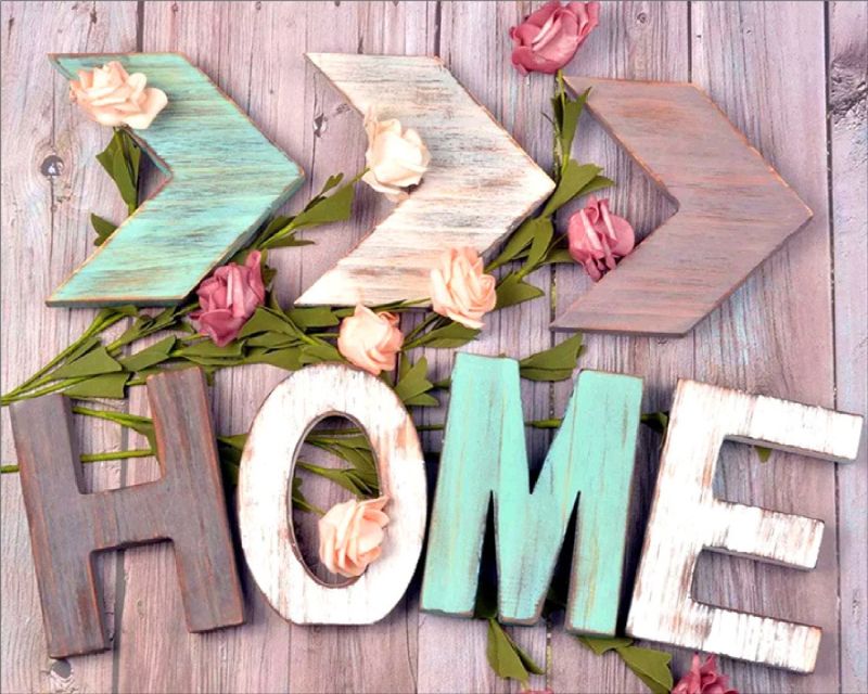 Diamond painting Home