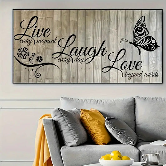 Diamond painting 5D Spreuk 40x70cm