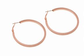 Oorbellen Ringvorm Rose met kristallen