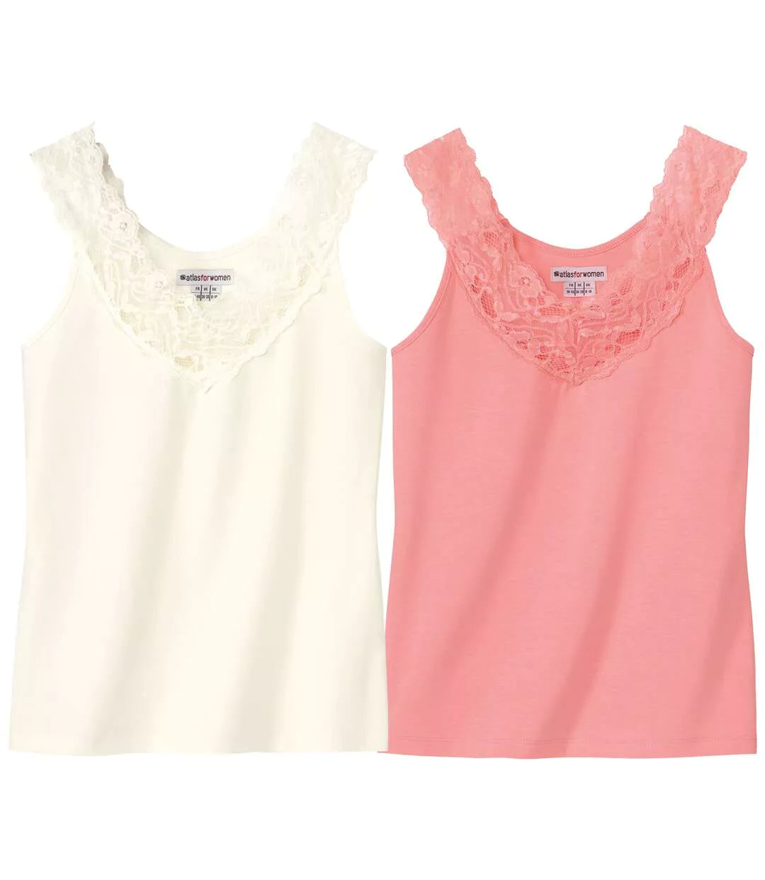 stretchtanktops met kant