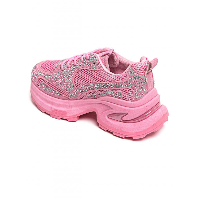 Bling-Sneaker Roze