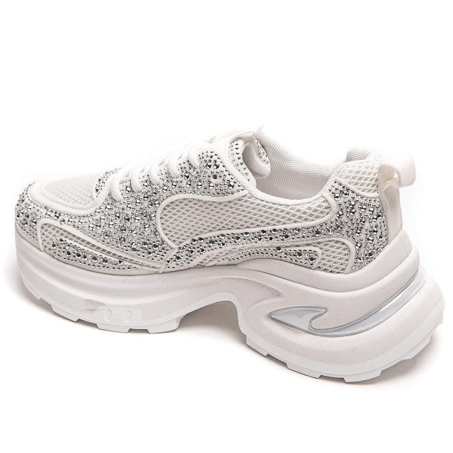 Bling-Sneaker Wit
