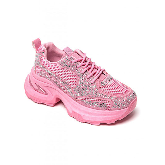 Bling-Sneaker Roze