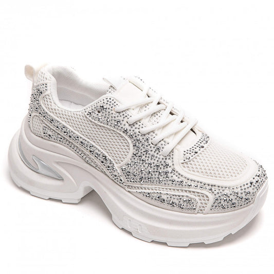 Bling-Sneaker Wit