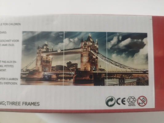 Diamond painting Set 3 frame 120x50cm Tower bridge