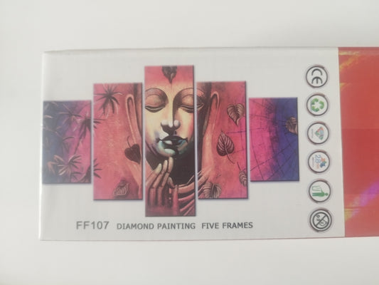 Diamond Painting Set 5 frame Buddha150x90cm