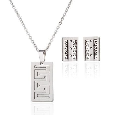 Ketting en oorbellen set Grieks 2