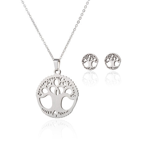 Ketting en oorbellen set Lifetree