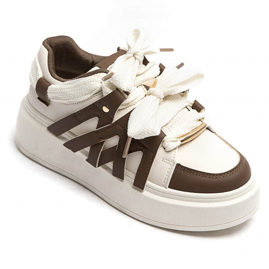 Sneaker Zigzag Coffee