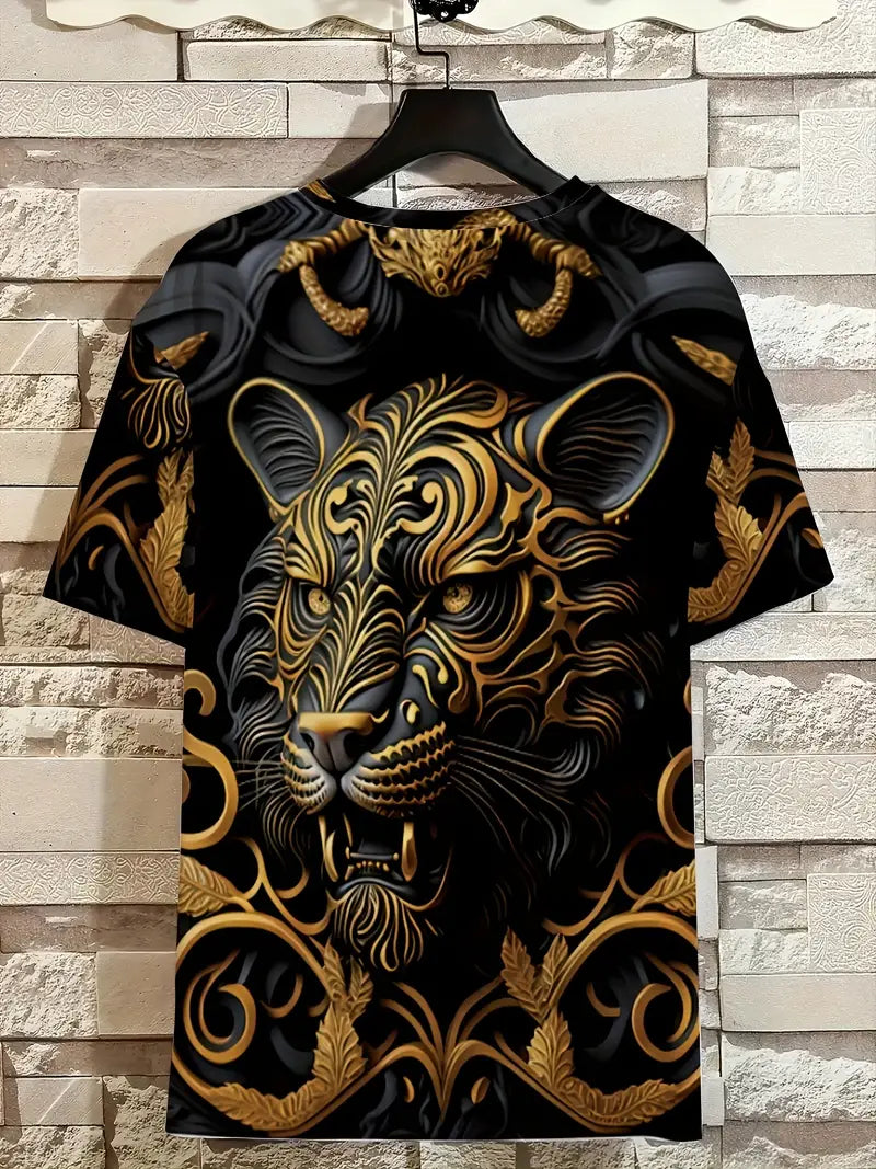 T-shirt met Leeuwenkop