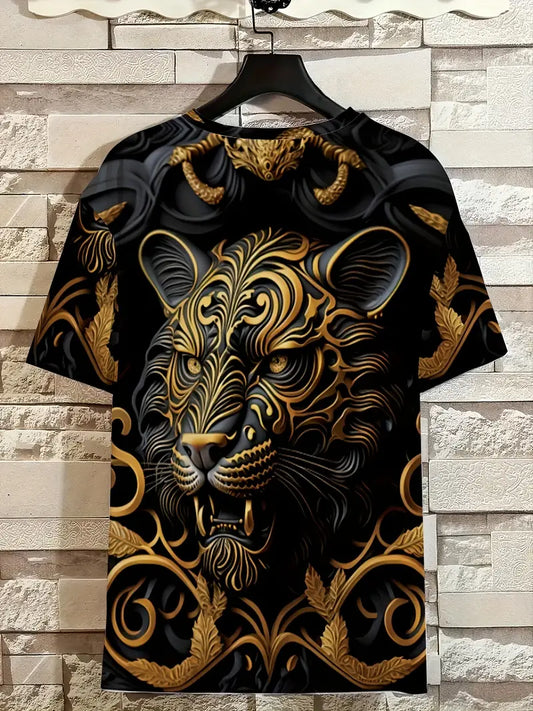 T-shirt met Leeuwenkop